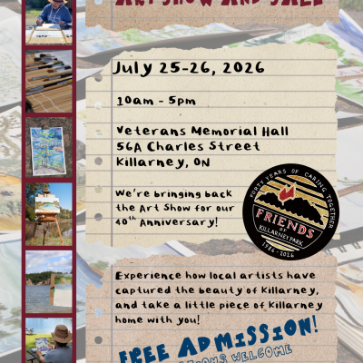 Friends of Killarney Park 2026 Art Show